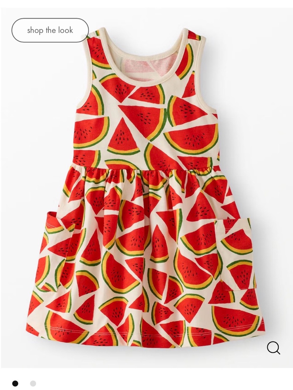 NWT - Hanna Andersson Watermelon Print Dress 4T
